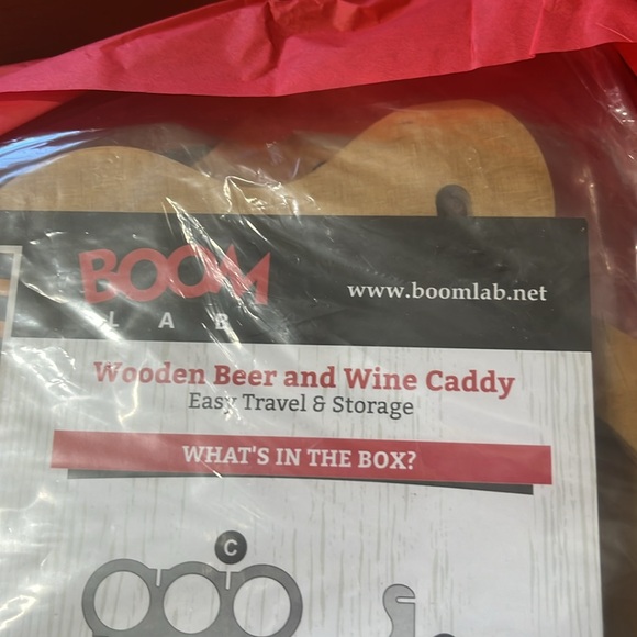 Wooden Beer and Wine Caddy. - Picture 5 of 5